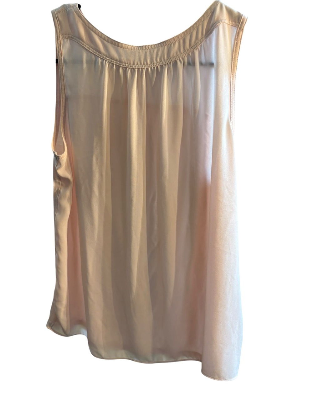 Ann Taylor LOFT Pale Blush Sleeveless Top